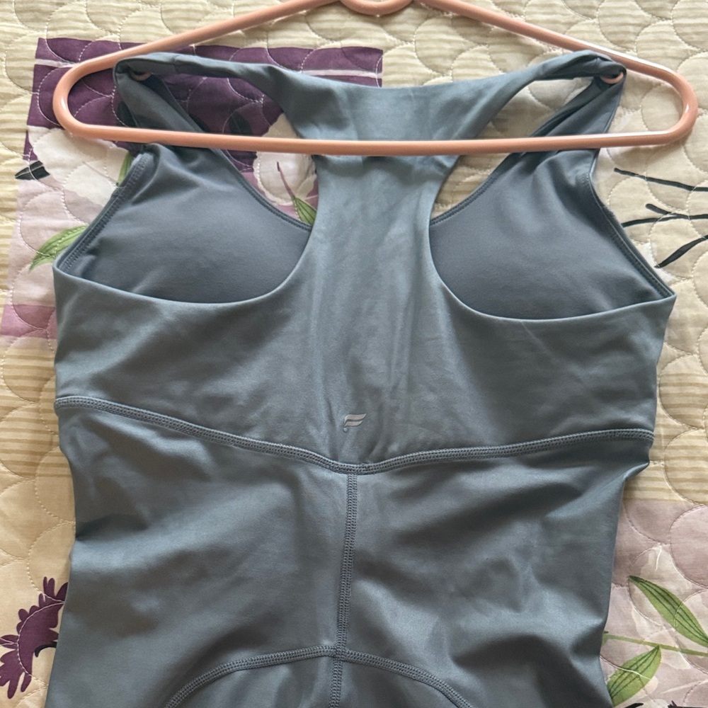 Fabletics Sleek Silver Athletic Jumpsuit - image 4